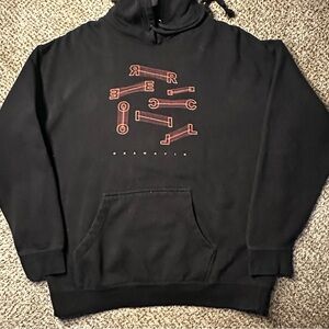 Gramatik “recoil” Black Hoodie with Red Tool Graphic